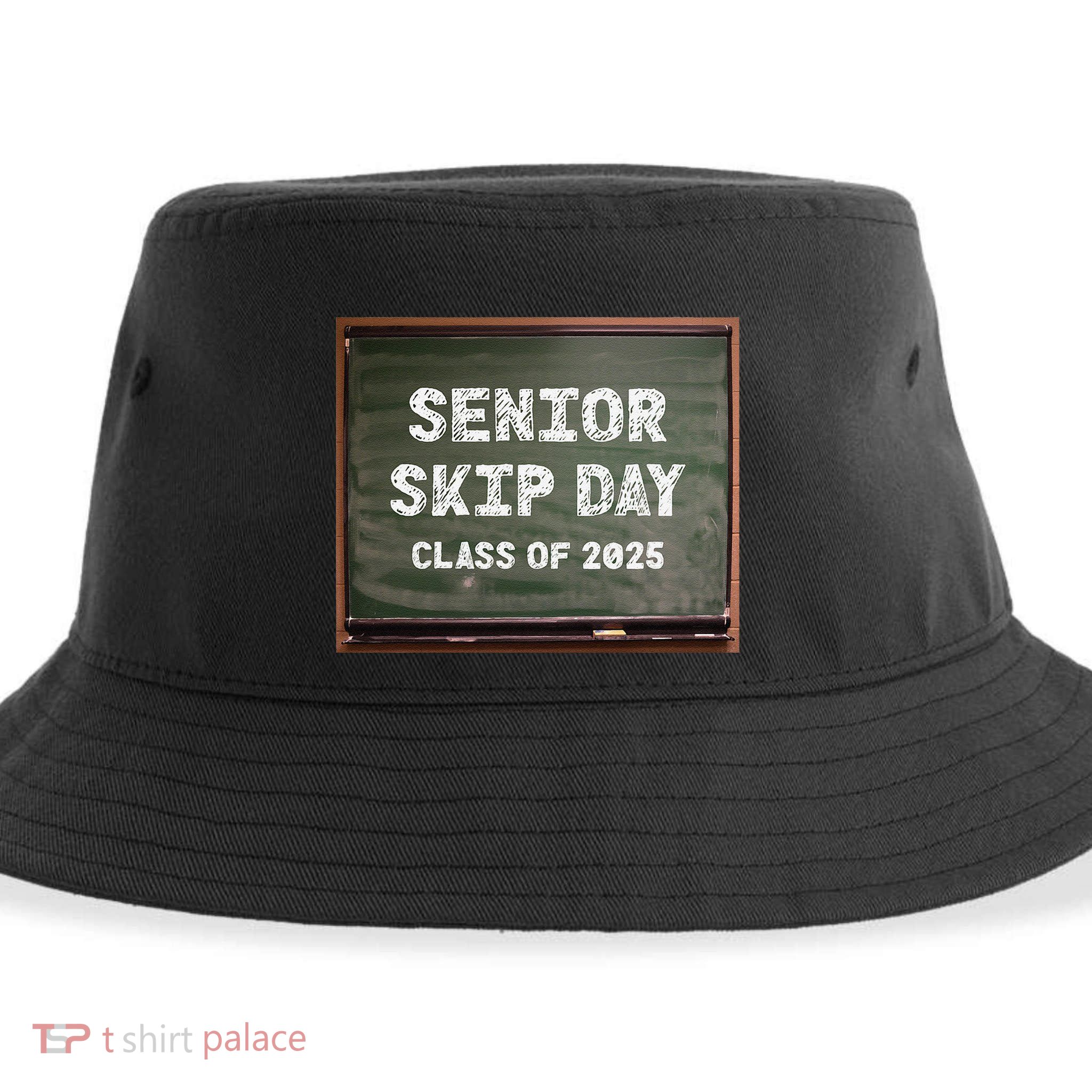 Senior Skip Day Class Of 2025 Funny High School 12th Grade Sustainable Bucket Hat