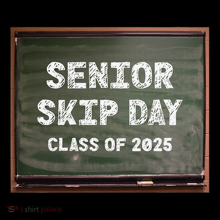 Senior Skip Day Class Of 2025 Funny High School 12th Grade Bucket Hat