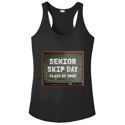 Senior Skip Day Class Of 2025 Funny High School 12th Grade Ladies PosiCharge Competitor Racerback Tank