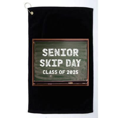 Senior Skip Day Class Of 2025 Funny High School 12th Grade Golf Towel
