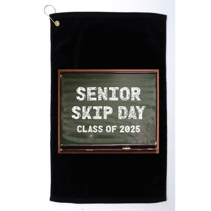 Senior Skip Day Class Of 2025 Funny High School 12th Grade Golf Towel
