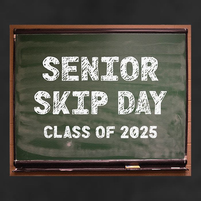 Senior Skip Day Class Of 2025 Funny High School 12th Grade Golf Towel