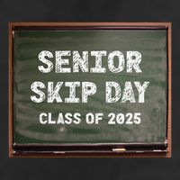 Senior Skip Day Class Of 2025 Funny High School 12th Grade Microfiber Hand Towel