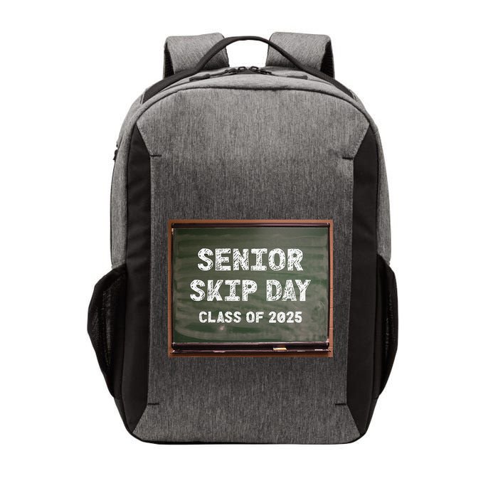 Senior Skip Day Class Of 2025 Funny High School 12th Grade Vector Backpack