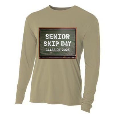 Senior Skip Day Class Of 2025 Funny High School 12th Grade Cooling Performance Long Sleeve Crew