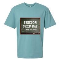 Senior Skip Day Class Of 2025 Funny High School 12th Grade Sueded Cloud Jersey T-Shirt