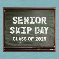 Senior Skip Day Class Of 2025 Funny High School 12th Grade Sueded Cloud Jersey T-Shirt
