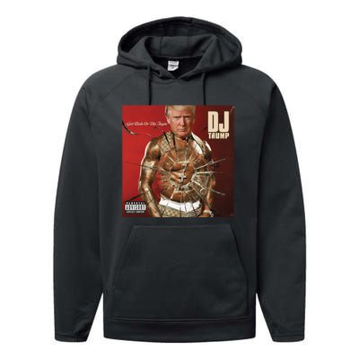 Shithead Steve Dj Trump Get Elected Or Die Tryin Performance Fleece Hoodie