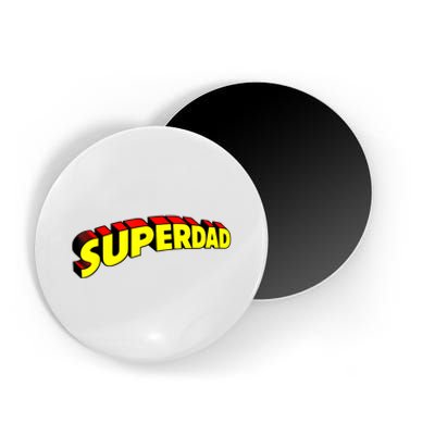 Superdad Super Dad Super Hero Superhero Fathers Day Vintage Magnet