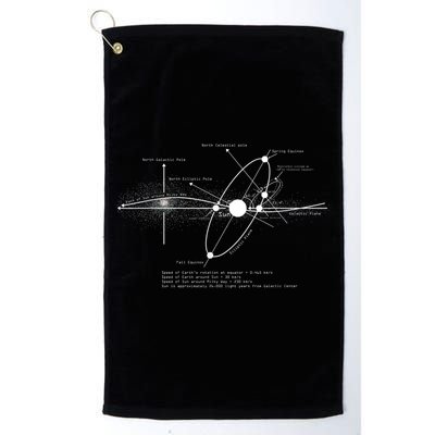 Solar Systems Diagram Astronomy Lover Astronomer Space Golf Towel