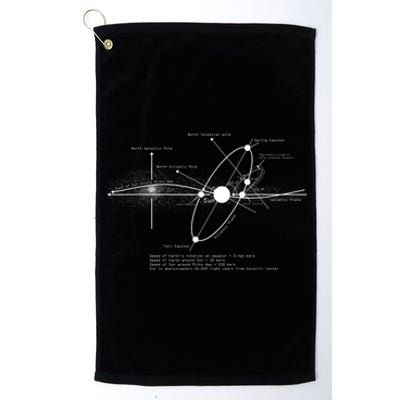 Solar Systems Diagram Astronomy Lover Astronomer Space Platinum Collection Golf Towel