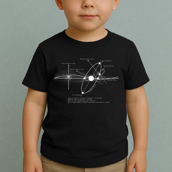 Solar Systems Diagram Astronomy Lover Astronomer Space Toddler T-Shirt