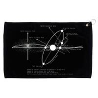 Solar Systems Diagram Astronomy Lover Astronomer Space Grommeted Golf Towel