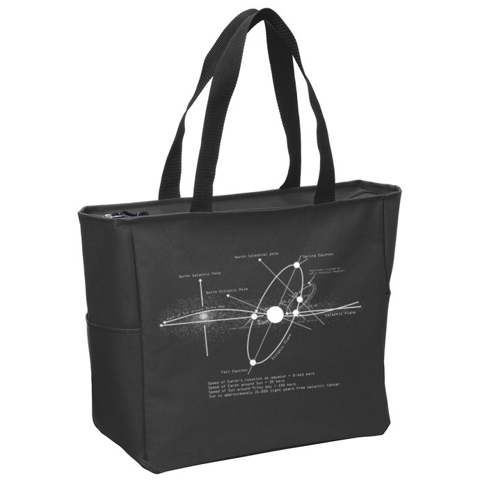 Solar Systems Diagram Astronomy Lover Astronomer Space Zip Tote Bag