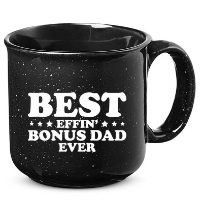 Stepdad Step Dad Best Effin Bonus Dad Ever Fathers Day Cute Gift 15oz Campfire Ceramic Mug