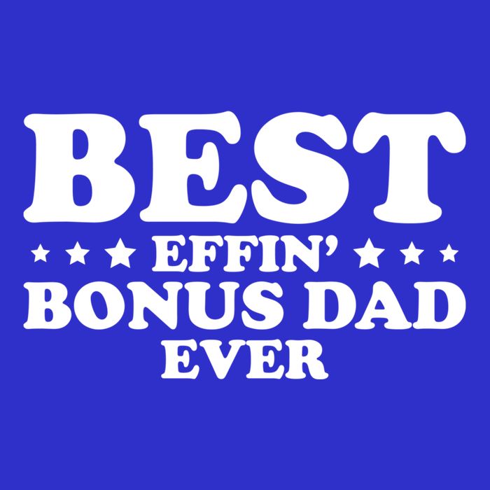 Stepdad Step Dad Best Effin Bonus Dad Ever Fathers Day Cute Gift Womens T-Shirt