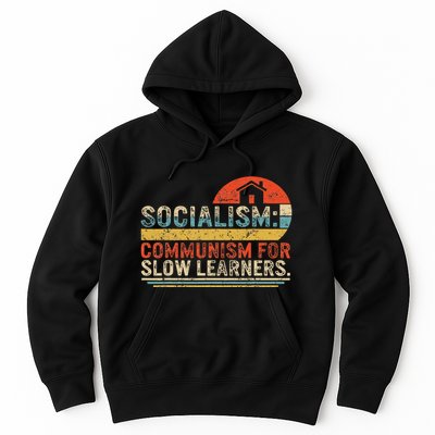 Socialist Socialism Definition Vintage Libertarian Capitalis Hoodie