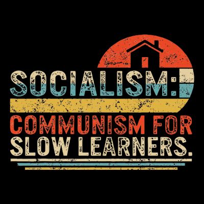 Socialist Socialism Definition Vintage Libertarian Capitalis T-Shirt