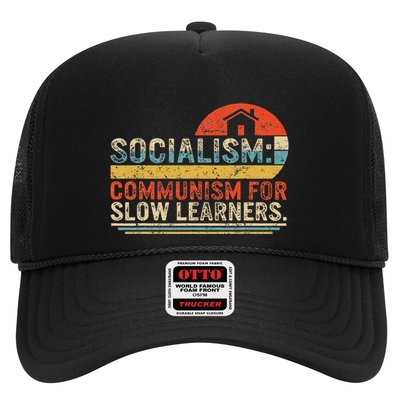 Socialist Socialism Definition Vintage Libertarian Capitalis Trucker Hat