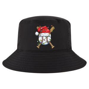 Santa Sports Design For Boy Christmas Baseball Player Cool Comfort Performance Bucket Hat