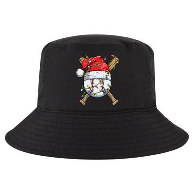 Santa Sports Design For Boy Christmas Baseball Player Cool Comfort Performance Bucket Hat