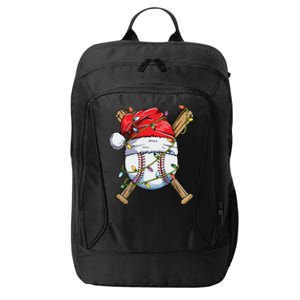 Santa Sports Design For Boy Christmas Baseball Player City Backpack