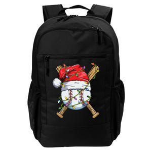 Santa Sports Design For Boy Christmas Baseball Player Daily Commute Backpack