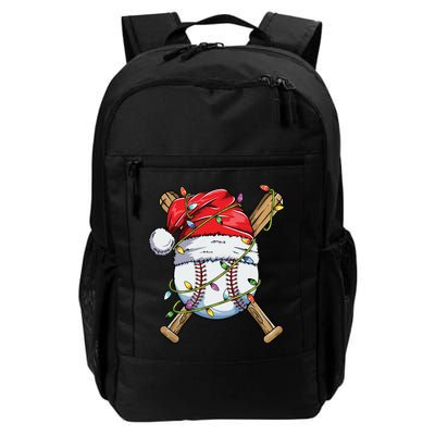 Santa Sports Design For Boy Christmas Baseball Player Backpack