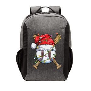 Santa Sports Design For Boy Christmas Baseball Player Vector Backpack