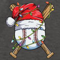 Santa Sports Design For Boy Christmas Baseball Player Vector Backpack