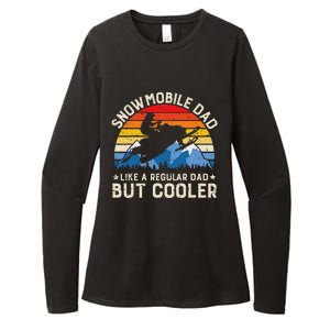 Snowmobiling Snowmobile Dad Like A Regular But Cooler Riding Womens CVC Long Sleeve Shirt