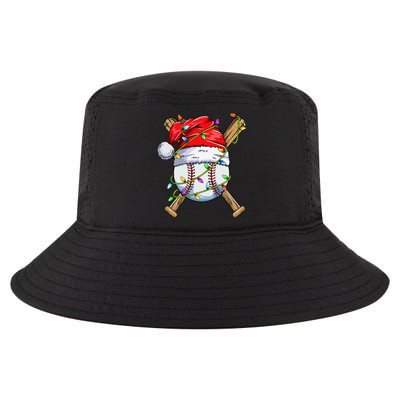 Santa Sports Design For Christmas Baseball Player Cool Comfort Performance Bucket Hat