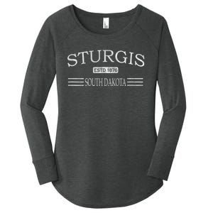 Sturgis South Dakota Sd Women's Perfect Tri Tunic Long Sleeve Shirt