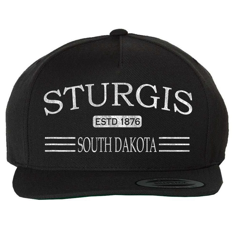 Sturgis South Dakota Sd Wool Snapback Cap