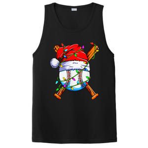 Santa Sports Design For Christmas Baseball Player PosiCharge Competitor Tank