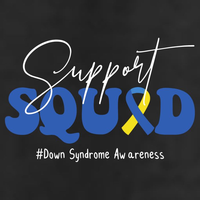 Support Squad Down Syndrome Awareness Month 25L Jumbo Tote