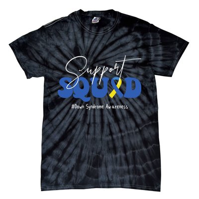 Support Squad Down Syndrome Awareness Month Tie-Dye T-Shirt
