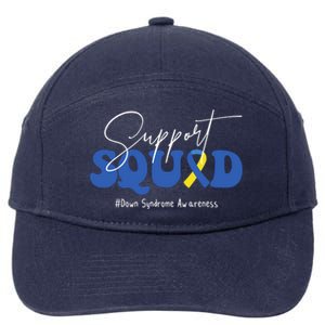 Support Squad Down Syndrome Awareness Month 7-Panel Snapback Hat