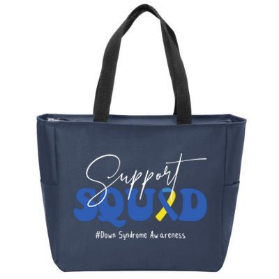 Support Squad Down Syndrome Awareness Month Zip Tote Bag