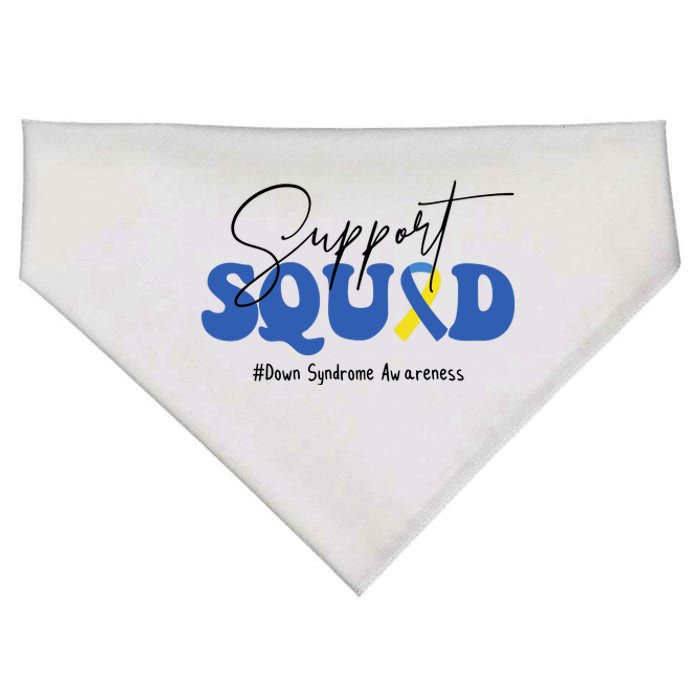 Support Squad Down Syndrome Awareness Month USA-Made Doggie Bandana