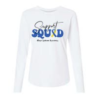 Support Squad Down Syndrome Awareness Month Womens Cotton Relaxed Long Sleeve T-Shirt