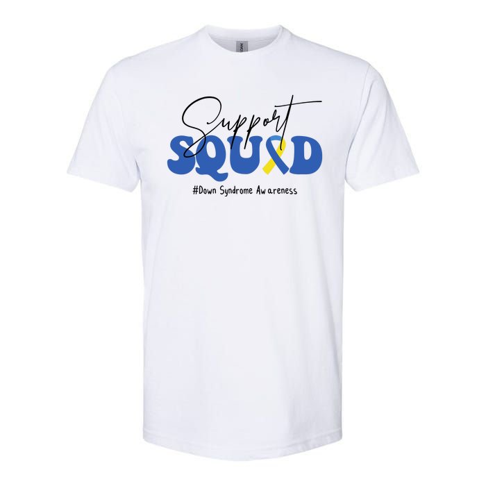 Support Squad Down Syndrome Awareness Month Softstyle CVC T-Shirt