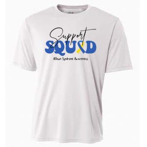 Support Squad Down Syndrome Awareness Month Cooling Performance Crew T-Shirt