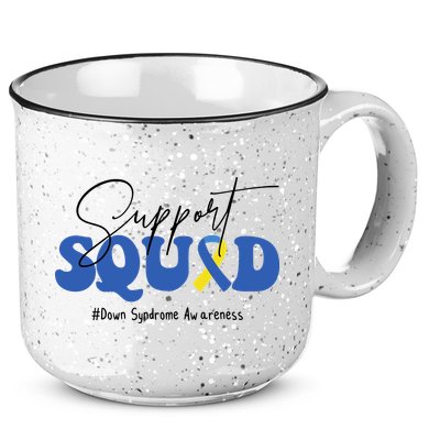 Support Squad Down Syndrome Awareness Month 15oz Campfire Ceramic Mug