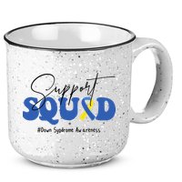 Support Squad Down Syndrome Awareness Month 15oz Campfire Ceramic Mug