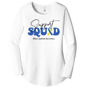 Support Squad Down Syndrome Awareness Month Women's Perfect Tri Tunic Long Sleeve Shirt