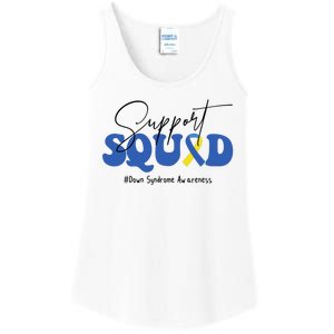 Support Squad Down Syndrome Awareness Month Ladies Essential Tank