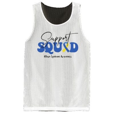 Support Squad Down Syndrome Awareness Month Mesh Reversible Basketball Jersey Tank