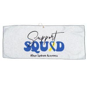 Support Squad Down Syndrome Awareness Month Large Microfiber Waffle Golf Towel