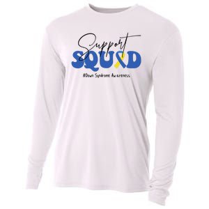 Support Squad Down Syndrome Awareness Month Cooling Performance Long Sleeve Crew